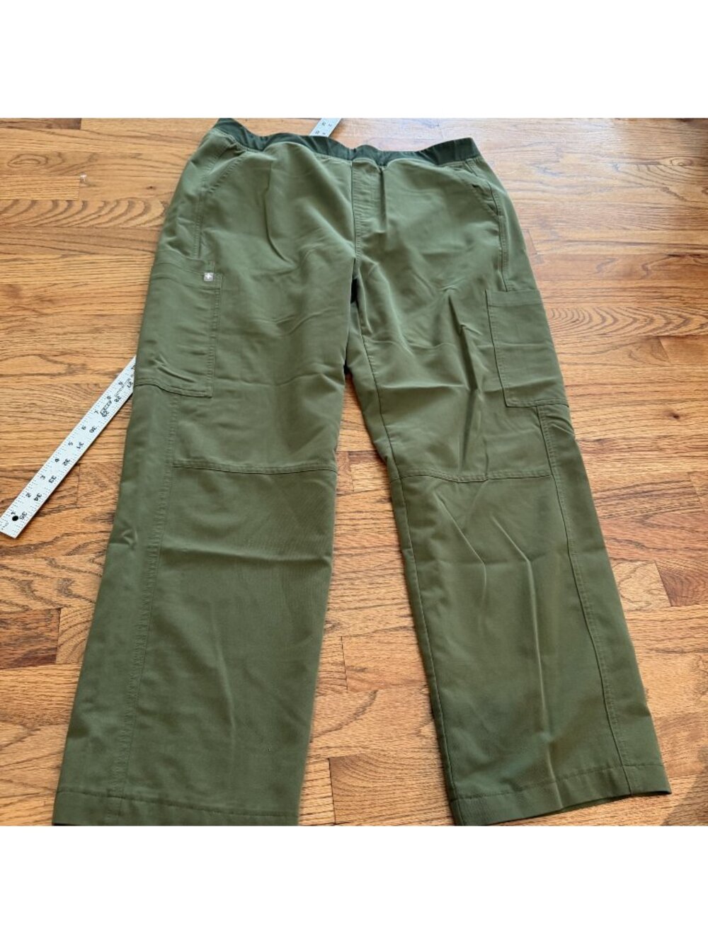 FIGS WOMENS DARK OLIVE GREEN XL SCRUB PANTS PO 2043